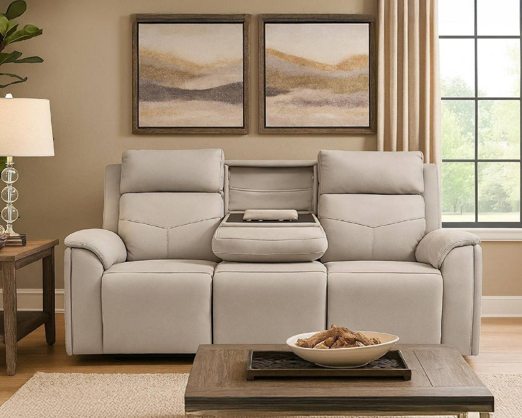 Sofá reclinable eléctrico Thunderbird Gris Paloma P5: Lujo, confort y comodidad en uno