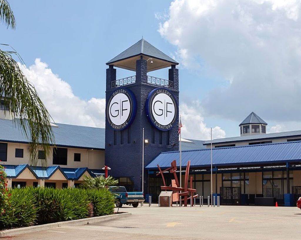 Disfrute de una compra sin estrés con el paquete Gallery Furniture: Entrega en el mismo día, transporte gratuito y montaje por expertos