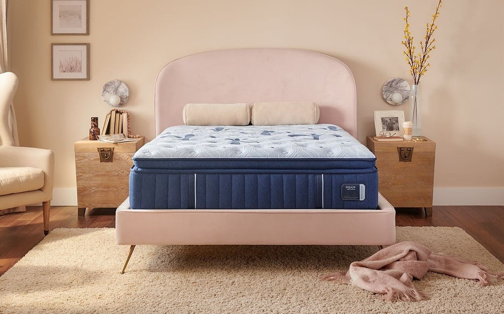 Colchón Pillowtop de Stearns & Foster Estate Firm, disponible en Gallery Furniture Houston con entrega GRATUITA el mismo día