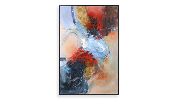 Cuadro enmarcado «Puesta de sol de verano»