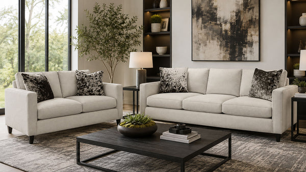 2pc Wayfairer Sofa & Loveseat by Mayo Furniture | Made in USA | Gallery Furniture