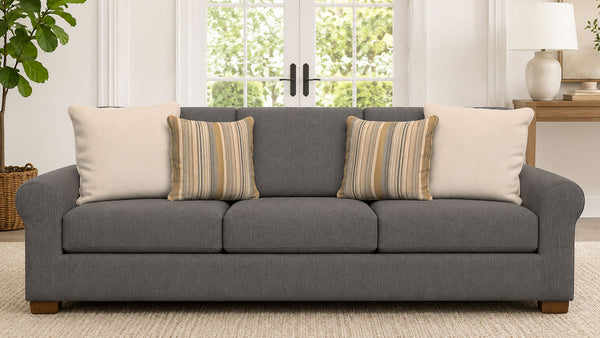 Whisper Rosemary Sofa with Revolution Fabric by Mayo Furniture | Made in USA | Gallery Furniture