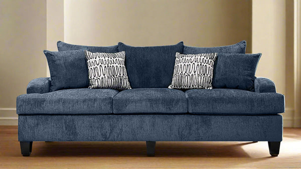 Suave Navy Sofa