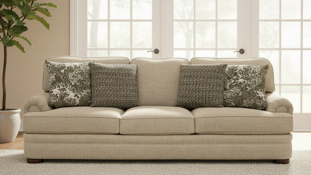 Premier Pebble Sofa - Texas-Made Performance Fabric | Gallery