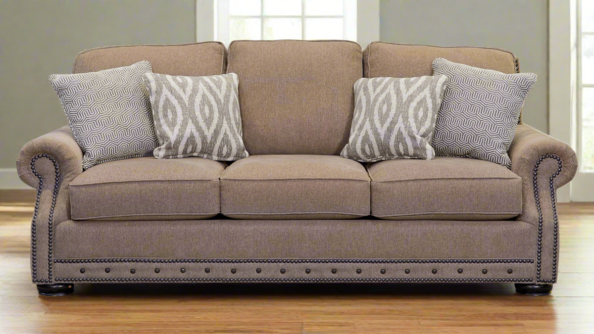 Mayo Evermore Oak Sofa - Luxury & Comfort | Gallery Furniture