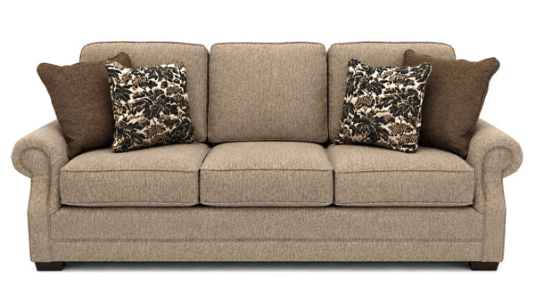 Tweed-Rebela Chestnut Sofa | Revolution Performance Fabrics
