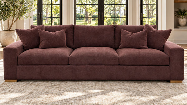 Te Trk Wide Frizzle Plum Grand Sofa | Gallery Furniture