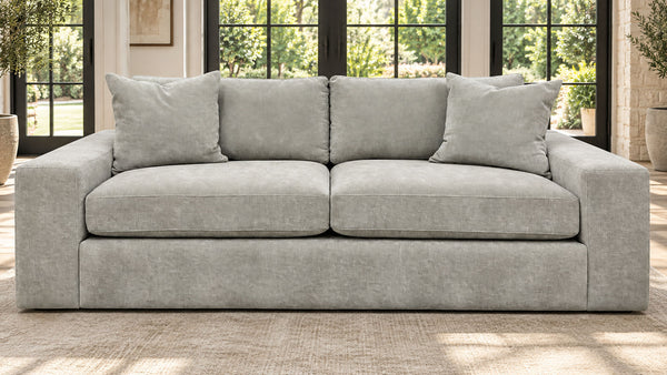 Te Wide Mavern Carbon Queen Sleeper Sofa | Gallery Furniture