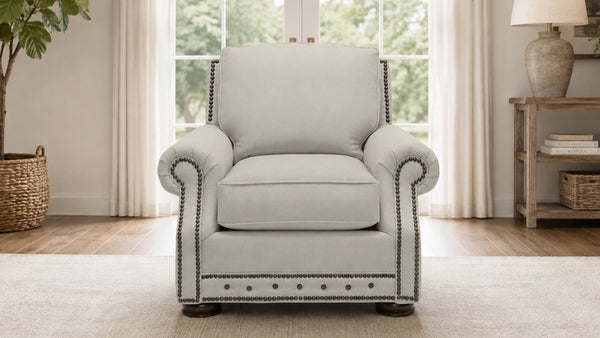 Solara Oatmeal Accent Chair | Made in USA | Gallery Furniture