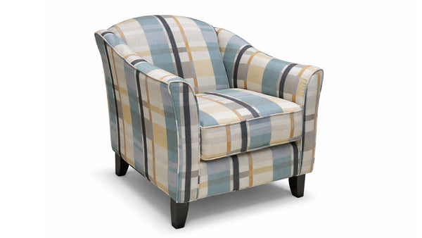 Lucas Glass Accent Chair | Gallery Furniture