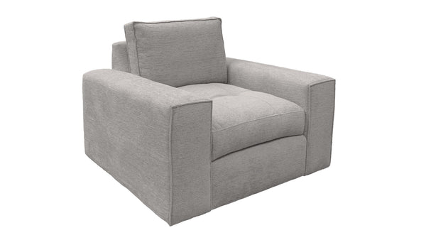 Silla giratoria Nest Grey