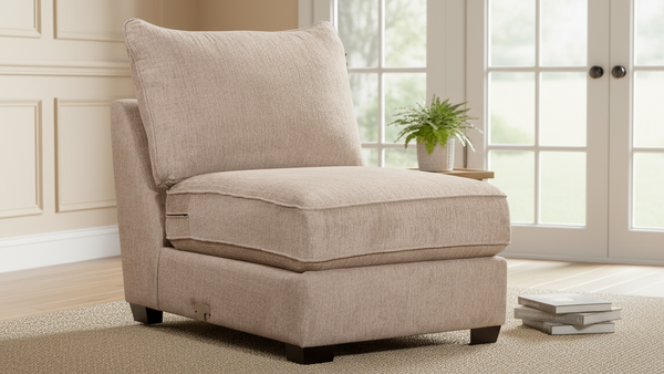 Atlantis Putty Armless Chair