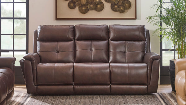Gun Metal Brown Pwr Reclining Sofa