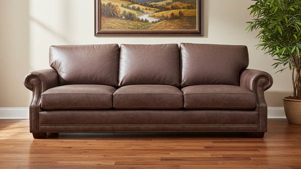 Sofá de cuero La Grange