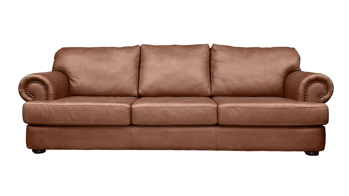 Bourbon Leather Sofa Gallery Furniture galleryfurnituretx