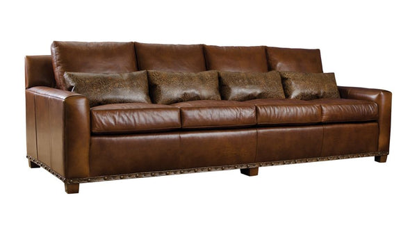 Sofá de piel Stickley Monterey