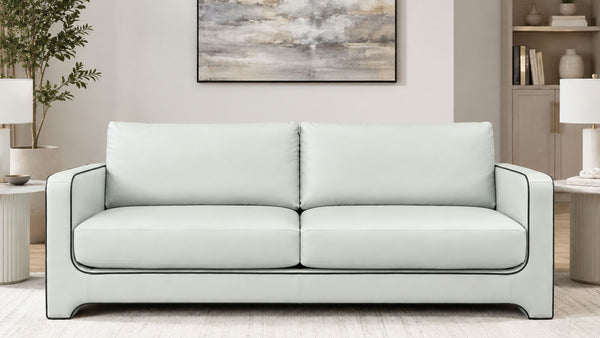Saulo Leather Sofa by Jonathan Louis | Made in USA | Gallery Furniture