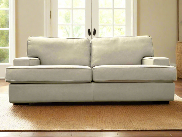 Loveseat Pumice Texas de piel