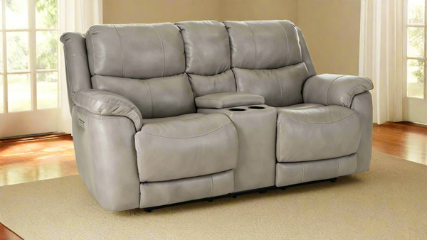 Galaxy P3 Power Reclining Loveseat w/Console