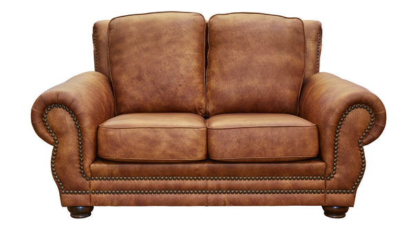 Loveseat Carnegie Fawn de Piel