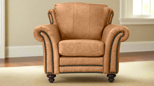 ANZIO DILLON PALOMINO LEATHER CHAIR