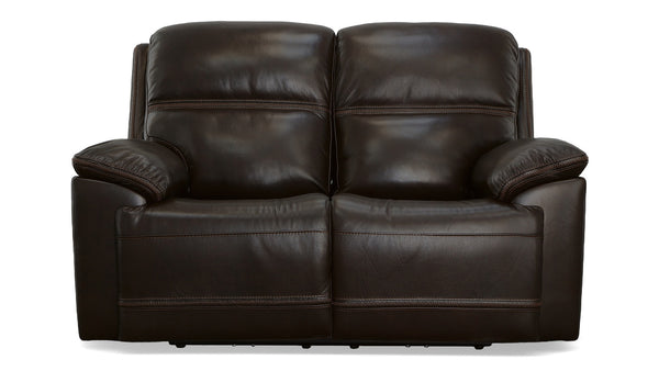 Loveseat Secretariat Burgandy P2 Sin Consola Reclinable Eléctrico