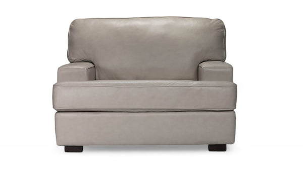 Silla de piel Pumice Texas
