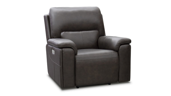 North Brown Leather 2.0 P6 Power Recliner w/Immersive Audio