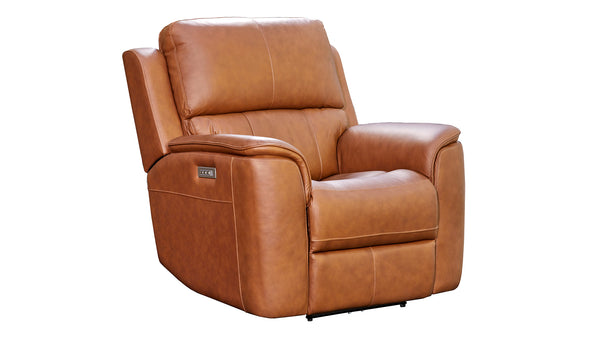 Big Spring Saddle Brown Leather P3 Power Recliner
