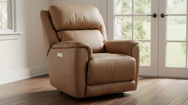 Sillón reclinable eléctrico Tuscany Butternut