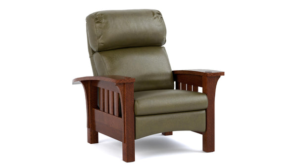 Sillón reclinable Stickley Morris Coleman Olive
