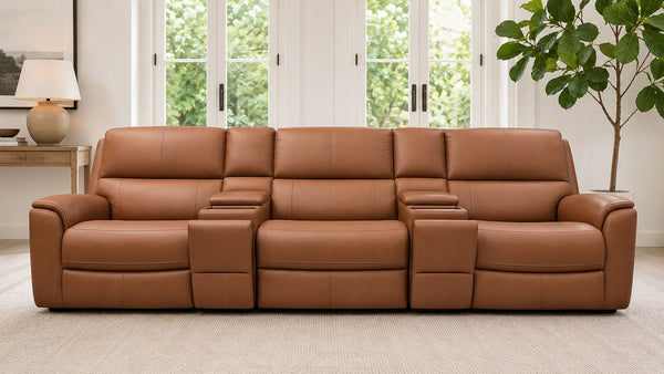 Big Spring 5-Pc Mackdular Sectional | Mackdular Home Theater Seating