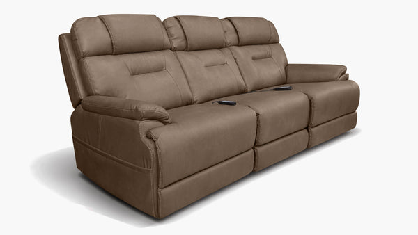 MacZcliner Cappuccino P6 Power Assist Lift Sofa with Heat & Massage