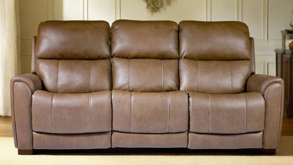 Sofá Cougar Cappuccino P3 Reclinable Eléctrico