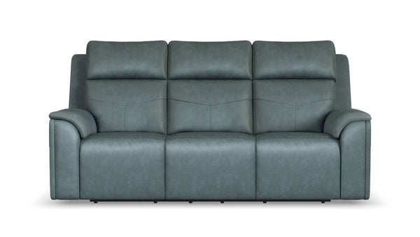 Sofá Thunderbird Admiral Blue P5 Reclinable Eléctrico c/Masaje, Calor, Lumbar, Almohada Inclinable