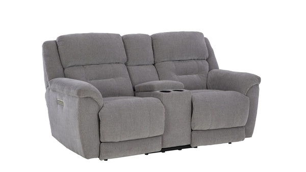 Loveseat reclinable eléctrico Knockout Granite