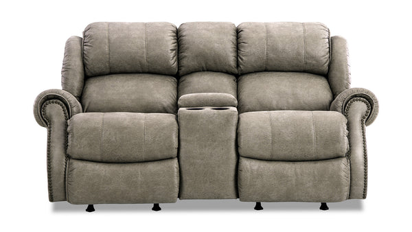 Durango Denali Tan Manual Reclining Love Seat