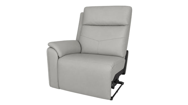 Cougar P5 Dove Grey Left Arm Facing Power Recliner | Mackdular Sectional Piece