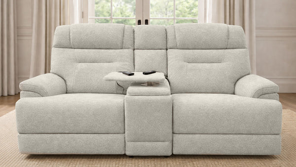 Sofá de dos plazas P6 MacZcliner con asistencia eléctrica y tejido Nanobionic Performance