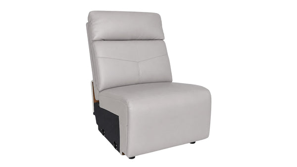 Cougar P5 Dove Grey Armless Chair | Mackdular Sectional Piece