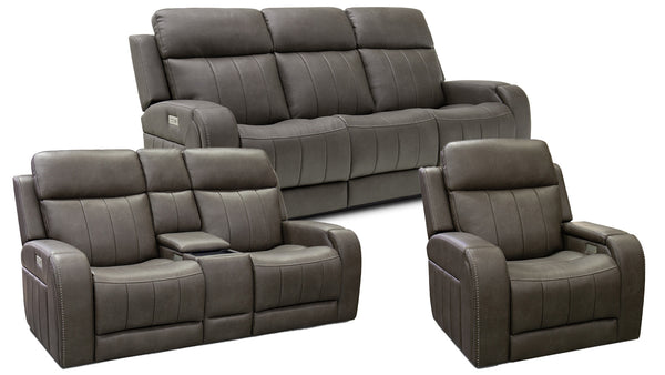 Conjunto reclinable eléctrico Cougar Smoke 2.0 P6 de 3 piezas con audio inmersivo