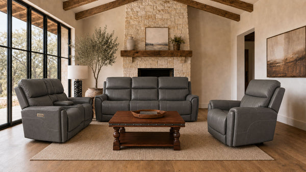 Conjunto reclinable Cougar P3 en gris oscuro | Fabricado en Estados Unidos