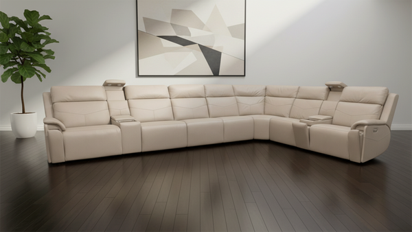 Cougar Dove Grey P5 Power 6pc Sectional