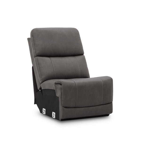 Cougar Dark Grey Armless Chair | Mackdular Sectional Piece