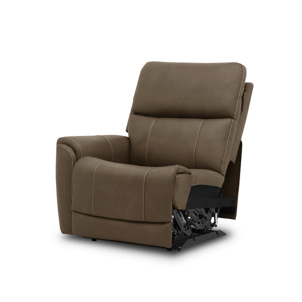 Cougar Cappuccino Left Arm Facing Power Recliner | Modular Sectional Piece