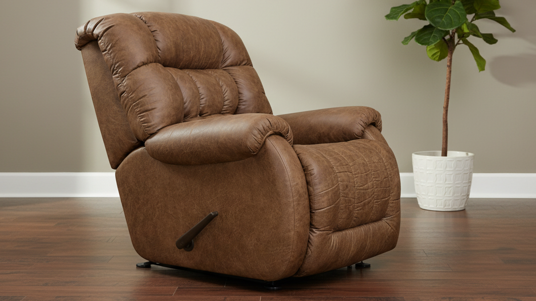 Beast Rake Microfiber Recliner | Gallery Furniture | Ultimate