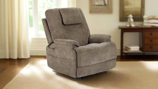 MacZcliner Umber Grey P5 Power Assistive Lift Sleep Chair