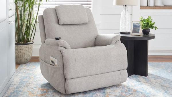 MacZcliner Jr. Dove Grey P3 Power Assistive Lift Sleep Chair