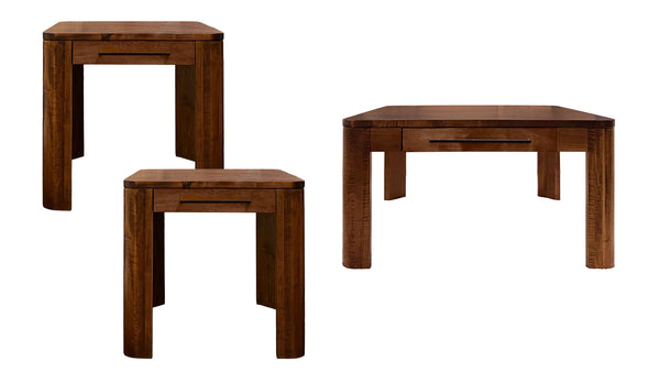 3pc Woodmont Mesa Cocktail y 2 Mesas Auxiliares