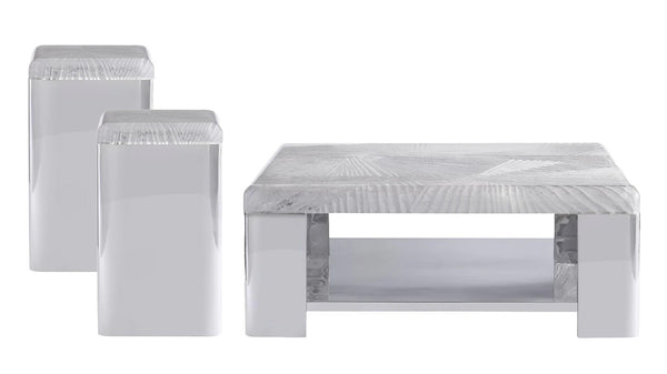 Aura Cocktail Table & 2 End Tables